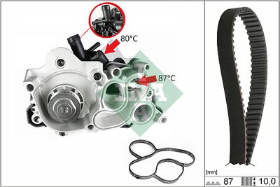Water Pump & Timing Belt Kit Schaeffler INA 530 0761 30