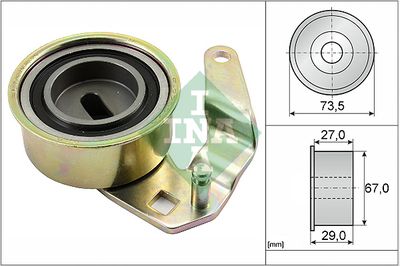 Tensioner Pulley, timing belt Schaeffler INA 531 0050 10