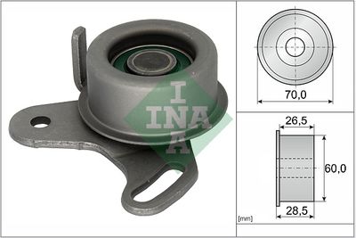 Tensioner Pulley, timing belt Schaeffler INA 531 0118 20