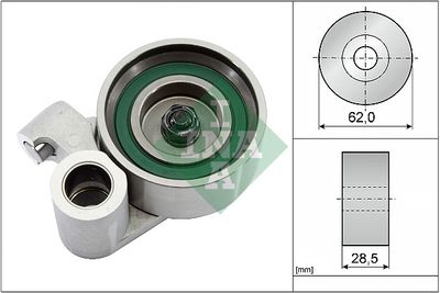 Tensioner Pulley, timing belt Schaeffler INA 531 0215 20