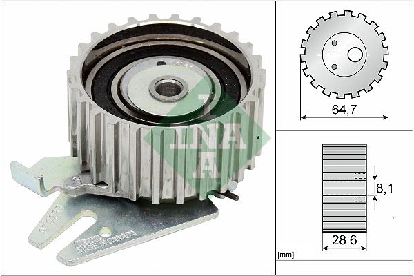 Schaeffler INA 531 0254 30 Tensioner Pulley, timing belt