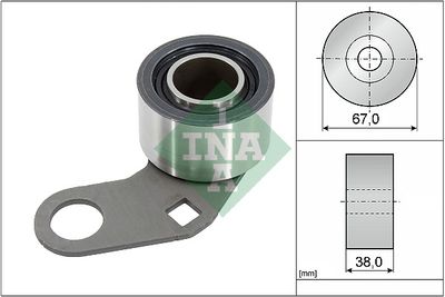 Tensioner Pulley, timing belt Schaeffler INA 531 0331 10