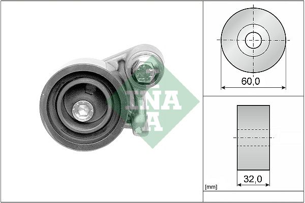 Schaeffler INA 531 0377 10 Tensioner Pulley, timing belt