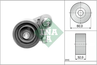 Tensioner Pulley, timing belt Schaeffler INA 531 0377 10