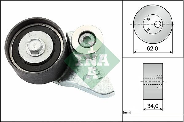 Schaeffler INA 531 0502 20 Tensioner Pulley, timing belt
