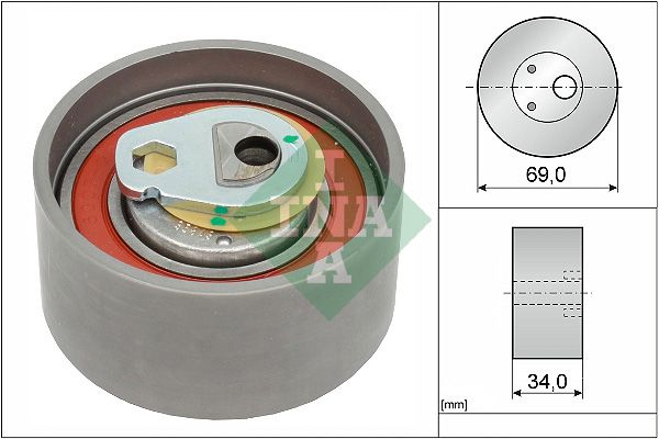 Schaeffler INA 531 0505 10 Tensioner Pulley, timing belt