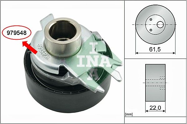 Schaeffler INA 531 0525 30 Tensioner Pulley, timing belt