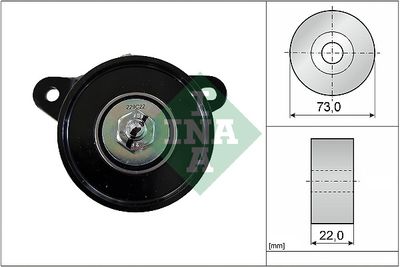 Tensioner Pulley, V-ribbed belt Schaeffler INA 531 0540 10