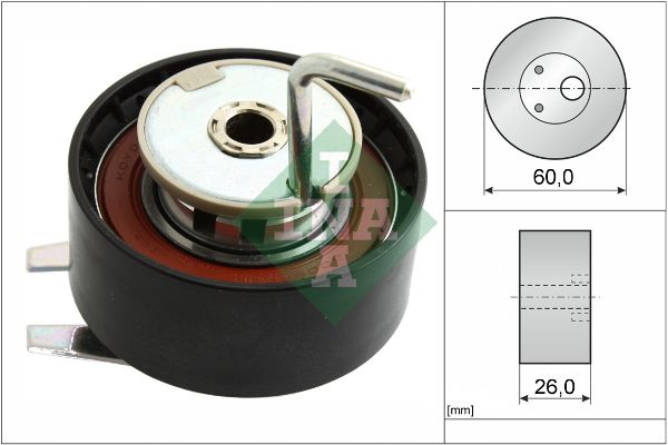 Schaeffler INA 531 0578 10 Tensioner Pulley, timing belt