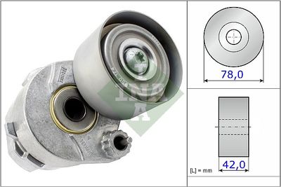 Tensioner Pulley, V-ribbed belt Schaeffler INA 531 0604 30