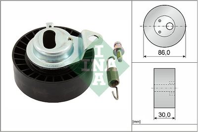 Tensioner Pulley, timing belt Schaeffler INA 531 0657 20