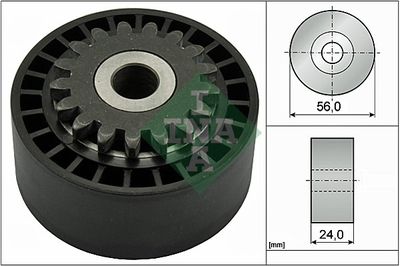 Tensioner Pulley, V-ribbed belt Schaeffler INA 531 0744 10