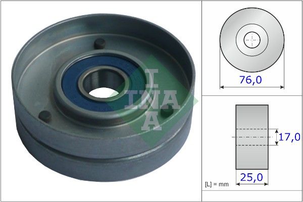 Schaeffler INA 531 0751 30 Tensioner Pulley, V-ribbed belt