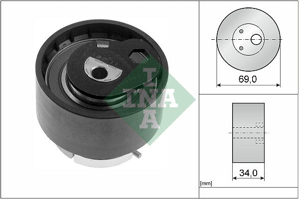 Schaeffler INA 531 0771 10 Tensioner Pulley, timing belt