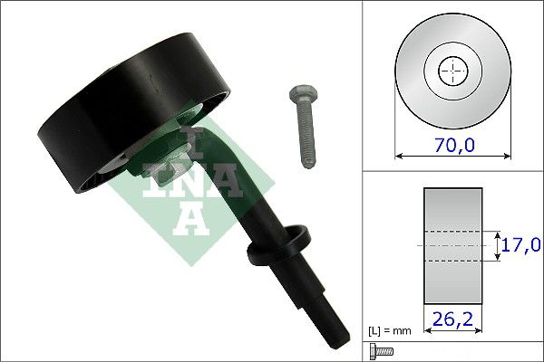 Schaeffler INA 531 0783 10 Tensioner Pulley, V-ribbed belt