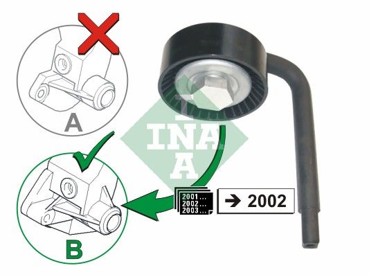 Schaeffler INA 531 0790 10 Tensioner Pulley, V-ribbed belt