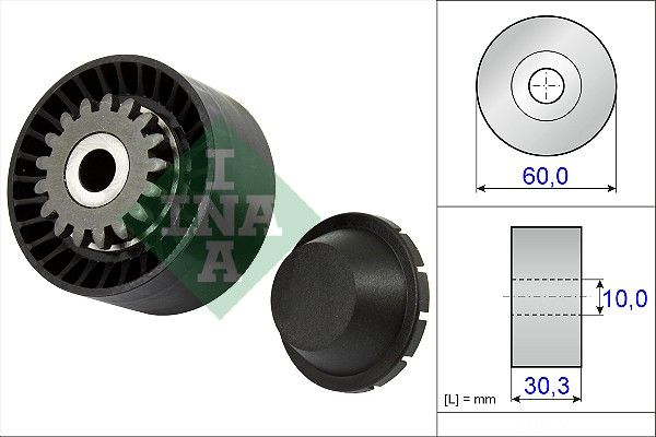 Schaeffler INA 531 0811 10 Tensioner Pulley, V-ribbed belt