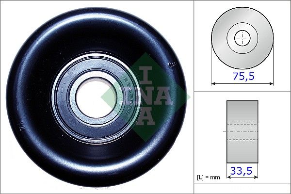 Schaeffler INA 531 0827 10 Tensioner Pulley, V-ribbed belt