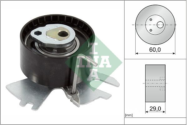 Schaeffler INA 531 0839 10 Tensioner Pulley, timing belt