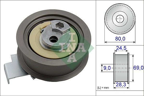 Schaeffler INA 531 0840 10 Tensioner Pulley, timing belt
