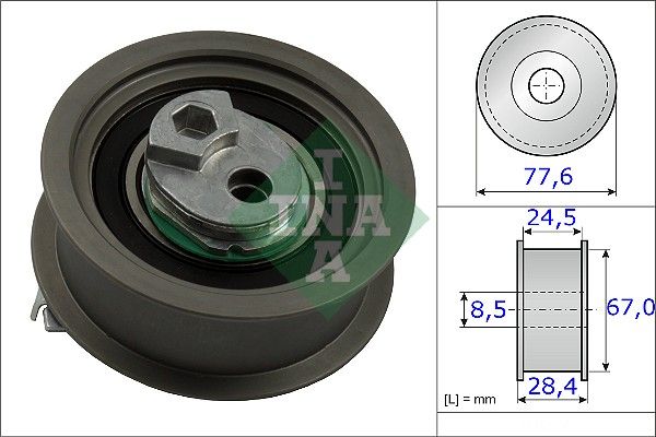 Schaeffler INA 531 0851 10 Tensioner Pulley, timing belt
