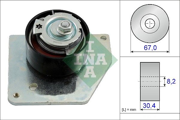 Schaeffler INA 531 0858 10 Tensioner Pulley, timing belt