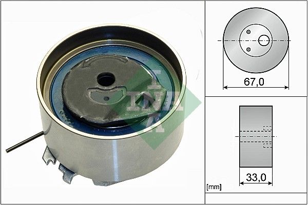 Schaeffler INA 531 0869 10 Tensioner Pulley, timing belt