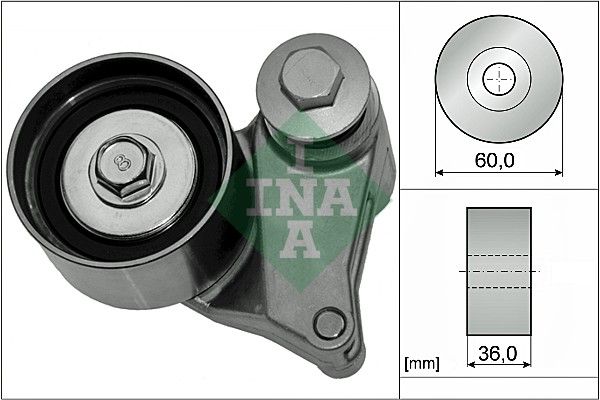 Schaeffler INA 531 0875 10 Tensioner Pulley, timing belt