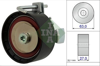 Tensioner Pulley, timing belt Schaeffler INA 531 0877 10