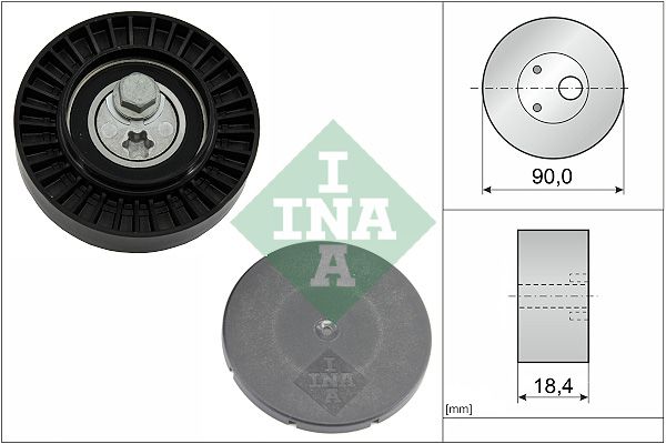 Schaeffler INA 531 0880 10 Tensioner Pulley, V-ribbed belt