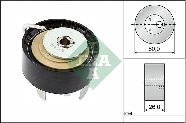 Schaeffler INA 531 0890 10 Tensioner Pulley, timing belt