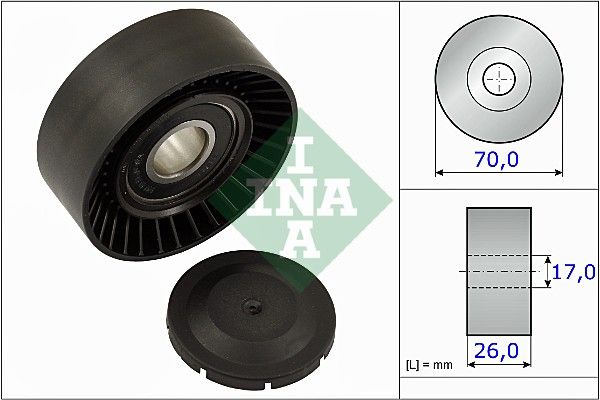 Schaeffler INA 531 0891 10 Tensioner Pulley, V-ribbed belt