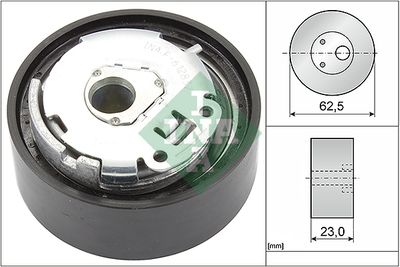 Tensioner Pulley, timing belt Schaeffler INA 531 0898 10