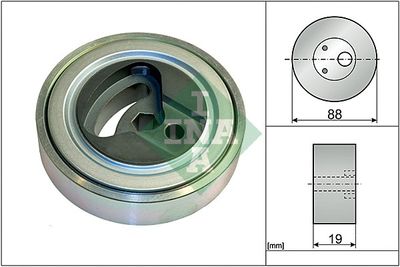 Tensioner Pulley, V-ribbed belt Schaeffler INA 531 0899 10