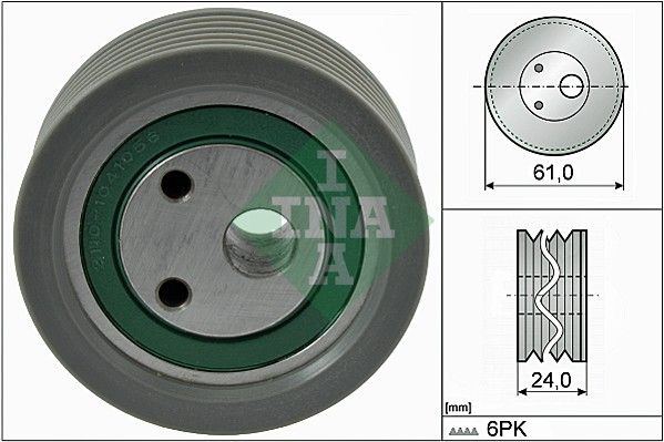 Schaeffler INA 531 0910 10 Tensioner Pulley, V-ribbed belt