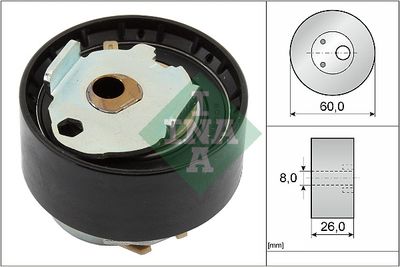 Tensioner Pulley, timing belt Schaeffler INA 531 0919 10