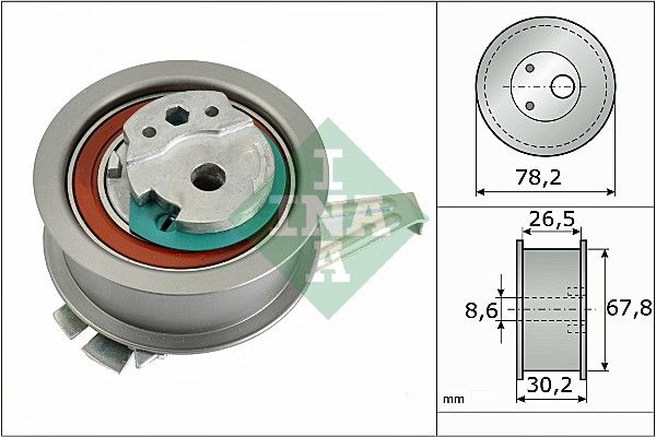 Schaeffler INA 531 0929 10 Tensioner Pulley, timing belt