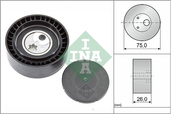 Schaeffler INA 531 0930 10 Tensioner Pulley, V-ribbed belt