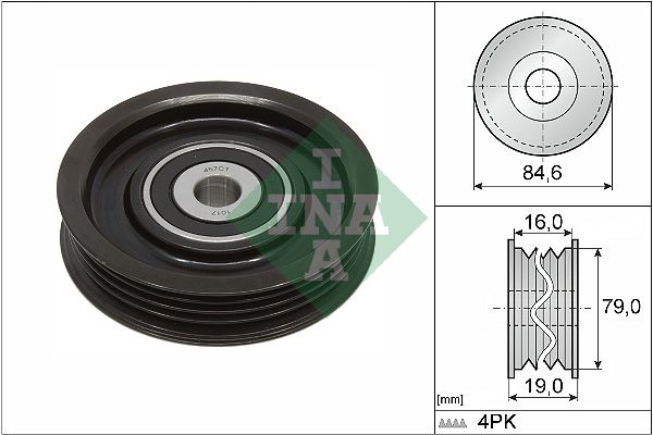Schaeffler INA 531 0931 10 Tensioner Pulley, V-ribbed belt