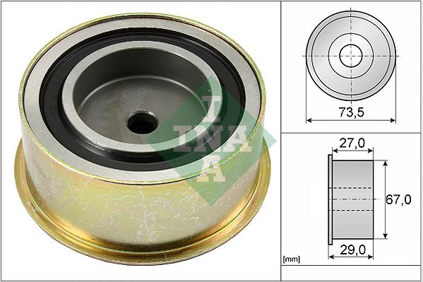 Schaeffler INA 532 0035 10 Deflection Pulley/Guide Pulley, timing belt