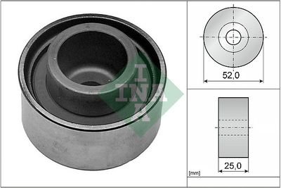 Deflection Pulley/Guide Pulley, timing belt Schaeffler INA 532 0068 20