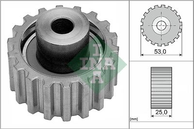 Deflection Pulley/Guide Pulley, timing belt Schaeffler INA 532 0086 20