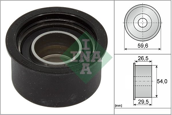 Schaeffler INA 532 0087 10 Deflection Pulley/Guide Pulley, timing belt