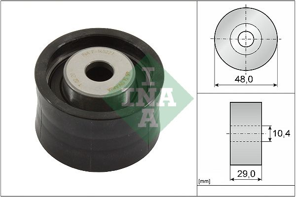 Schaeffler INA 532 0093 10 Deflection Pulley/Guide Pulley, timing belt