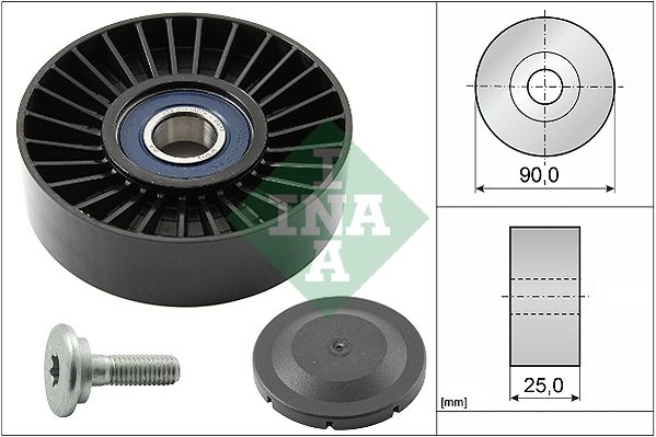 Schaeffler INA 532 0138 10 Deflection/Guide Pulley, V-ribbed belt