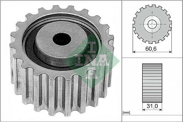 Schaeffler INA 532 0220 10 Deflection Pulley/Guide Pulley, timing belt