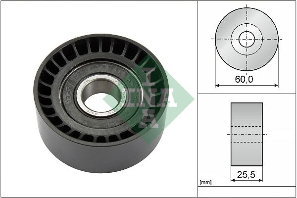 Schaeffler INA 532 0243 10 Deflection/Guide Pulley, V-ribbed belt