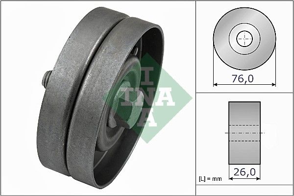 Schaeffler INA 532 0326 30 Deflection/Guide Pulley, V-ribbed belt