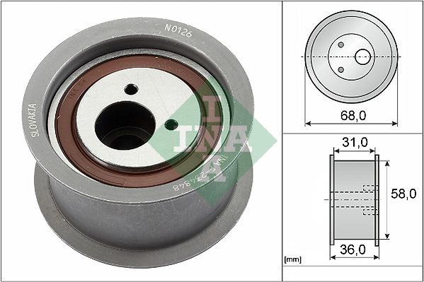 Schaeffler INA 532 0329 10 Deflection Pulley/Guide Pulley, timing belt