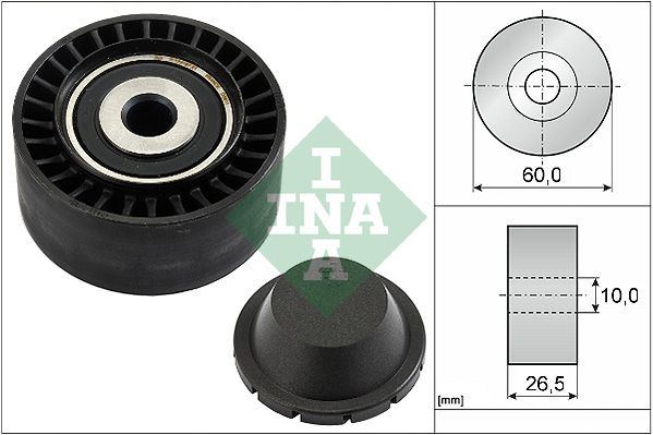 Schaeffler INA 532 0331 10 Deflection/Guide Pulley, V-ribbed belt